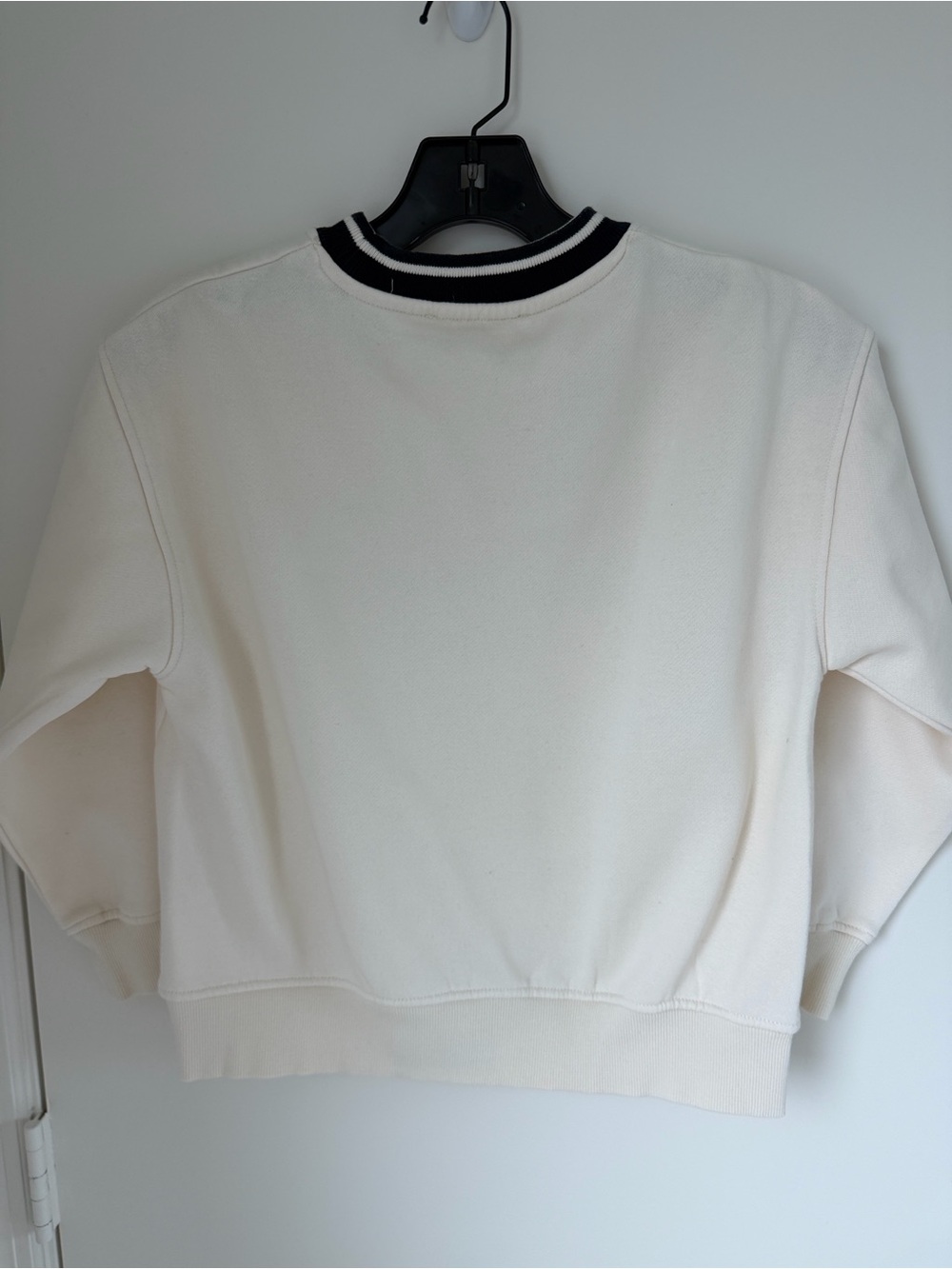 Zara kids Off-white sweatshirt long sleeves sweater top Size 7-8 - Picture 5 of 16